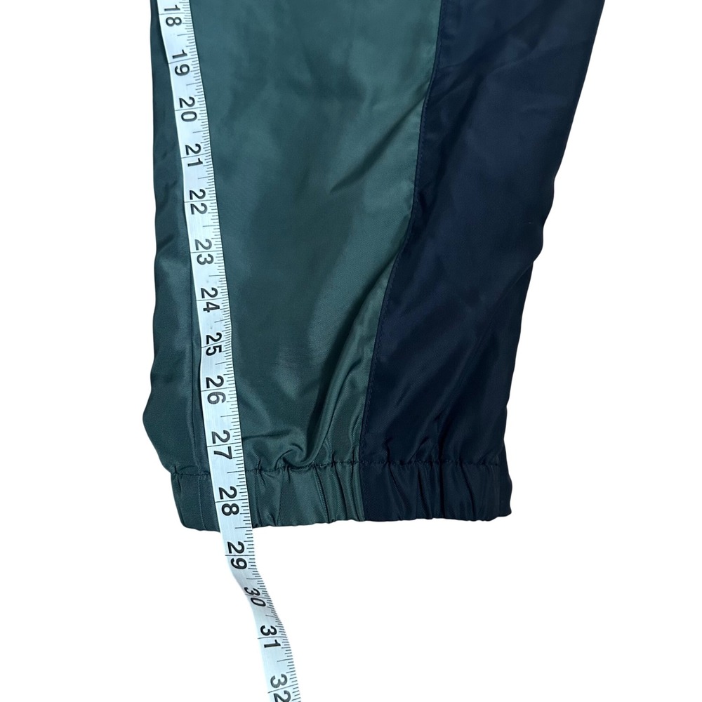 FTP Fuckthepopulation Mens Colorblock Nylon Track Pants Green Black Size Large - Picture 6 of 6